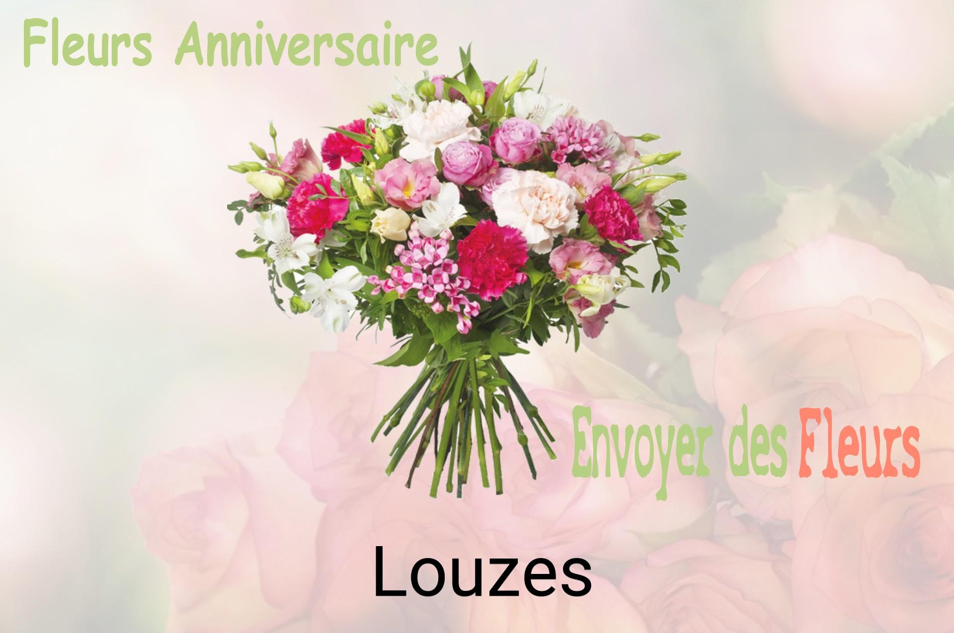 Bouquet de fleurs d’anniversaire livré à Louzes